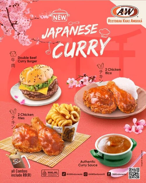 Japanese Curry - Inovasi Menu Baru Bernuansa Jepang dari A&W Indonesia Menjelang Akhir Tahun 2024