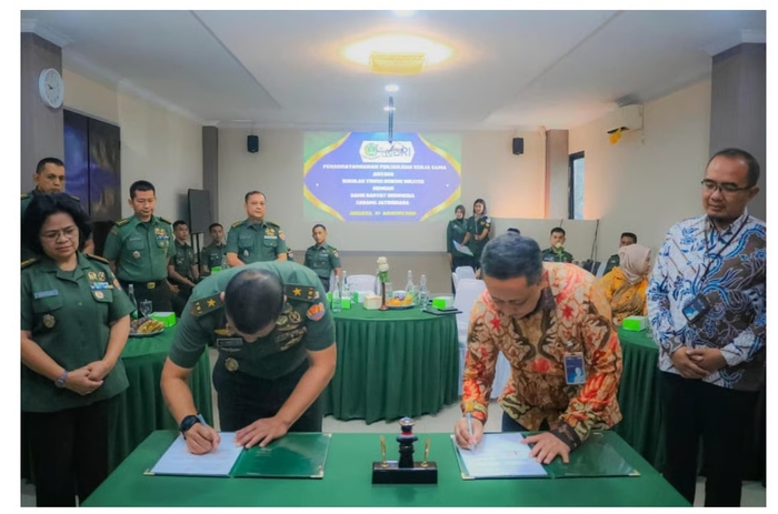 BRI Branch Office Jatinegara dan Sekolah Tinggi Hukum Militer Teken Kerja Sama