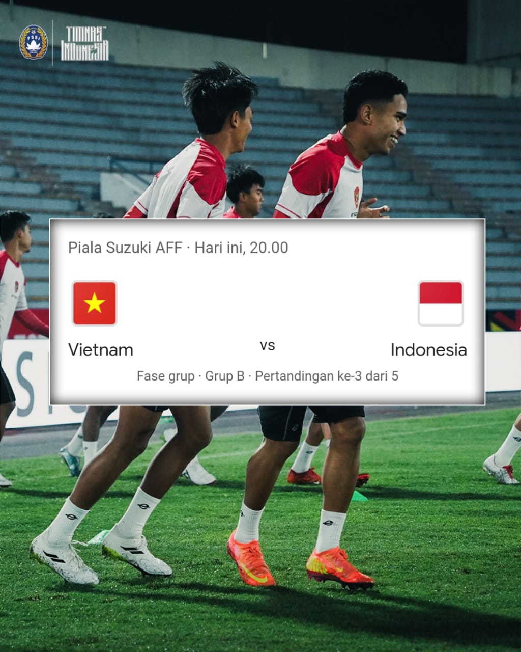 Jadwal Matchday ke-3 dan Klasemen Sementara Menjelang Timnas Indonesia vs Vietnam di Piala AFF 2024