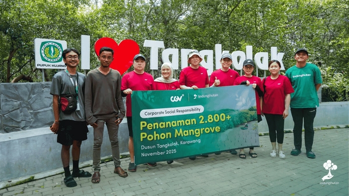CGV Cinemas Indonesia Tanam Lebih dari 2.800 Mangrove di Karawang untuk Perkuat Ketahanan Pesisir