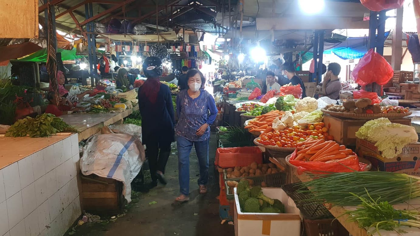 Harga Bahan Pokok di Pasar Singkawang Stabil Menjelang Idulfitri