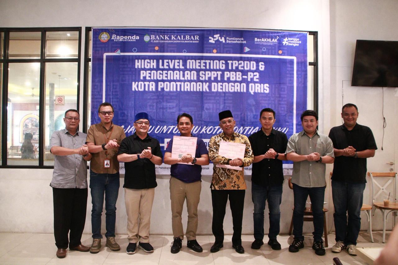 Pemkot Pontianak Dorong Digitalisasi Daerah, Kini Bayar PBB Bisa Lewat QRIS