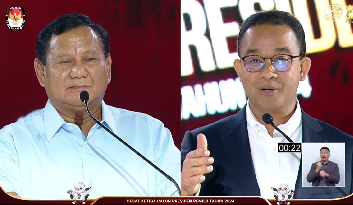 Debat Ketiga Capres 2024: Anies Baswedan vs Prabowo Subianto - Sindiran Tegas Mengenai Menhan dan TNI