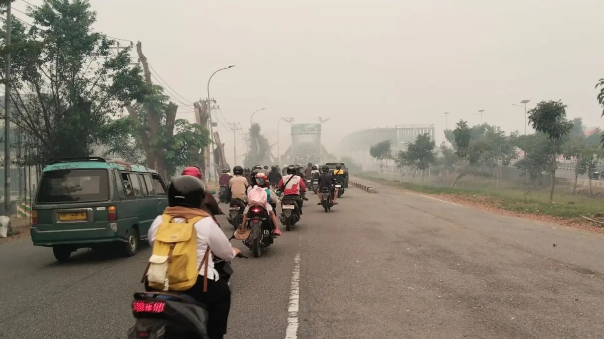 Jarak Pandang di Kalbar Mulai Pulih, Aktivitas Warga Berangsur Lebih Nyaman