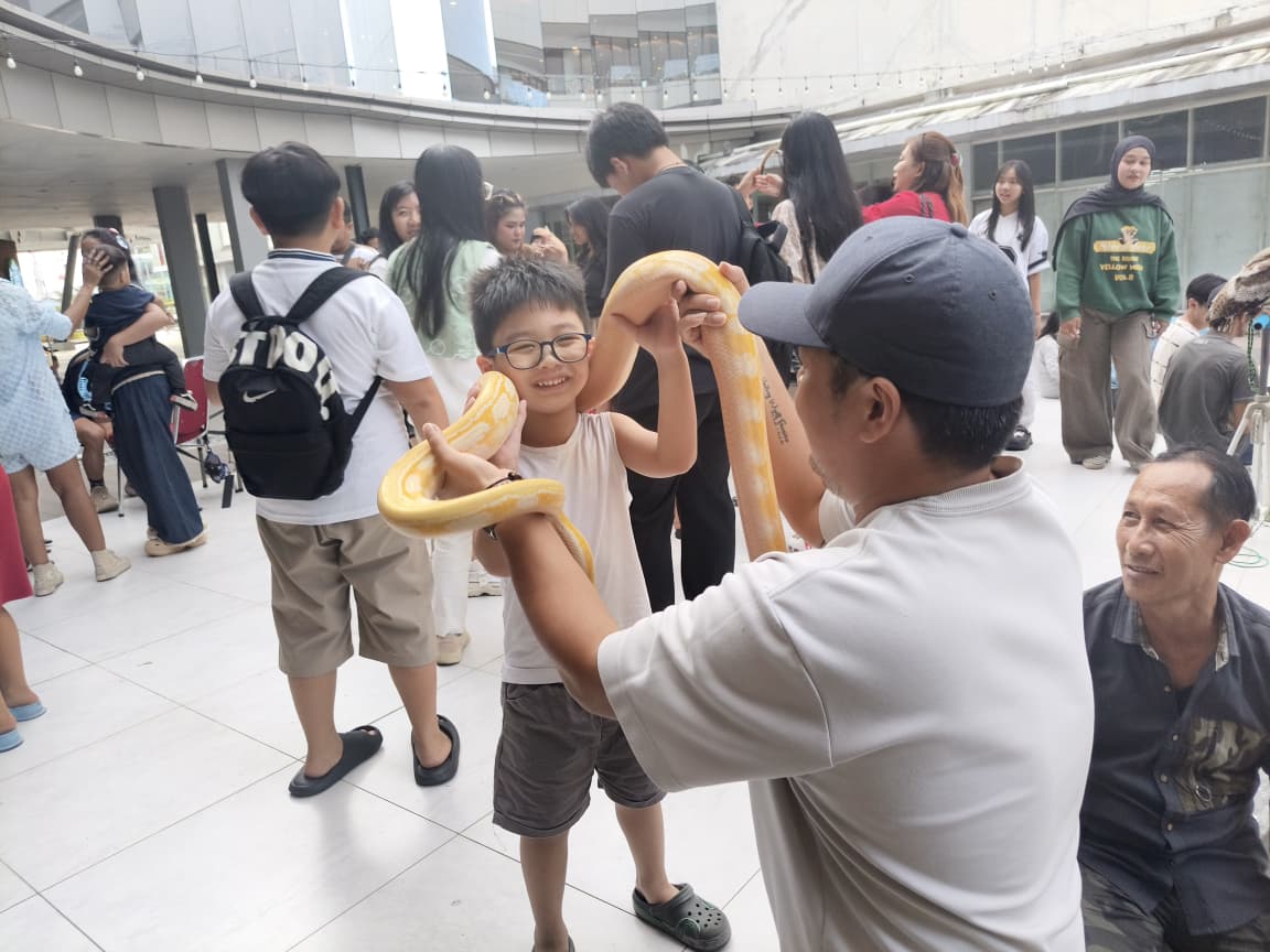 Pets Gathering di Mal Gaia Kubu Raya Hadirkan Edukasi Satwa Eksotik