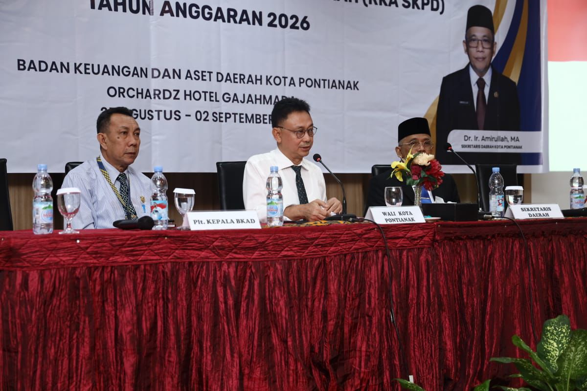 Wali Kota Pontianak Tekankan Akuntabilitas dan Inovasi Pendapatan dalam RKA 2026