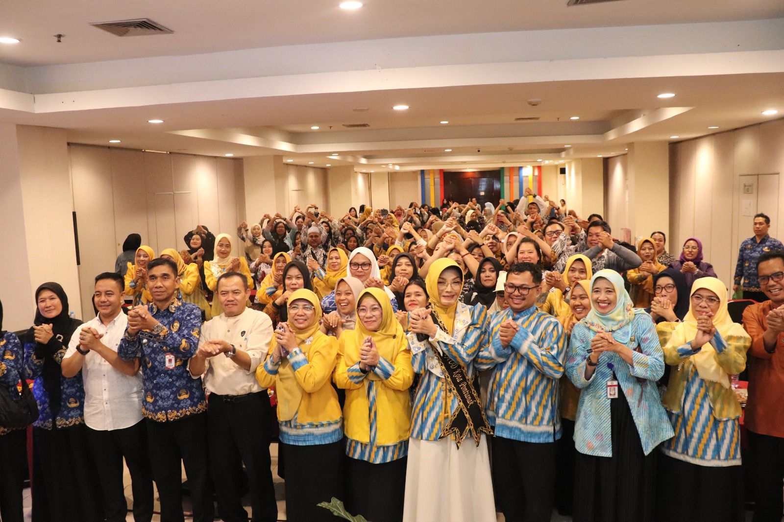 Bunda PAUD Pontianak Ajak Tenaga Pendidik Terapkan Ilmu Pelatihan Dasar