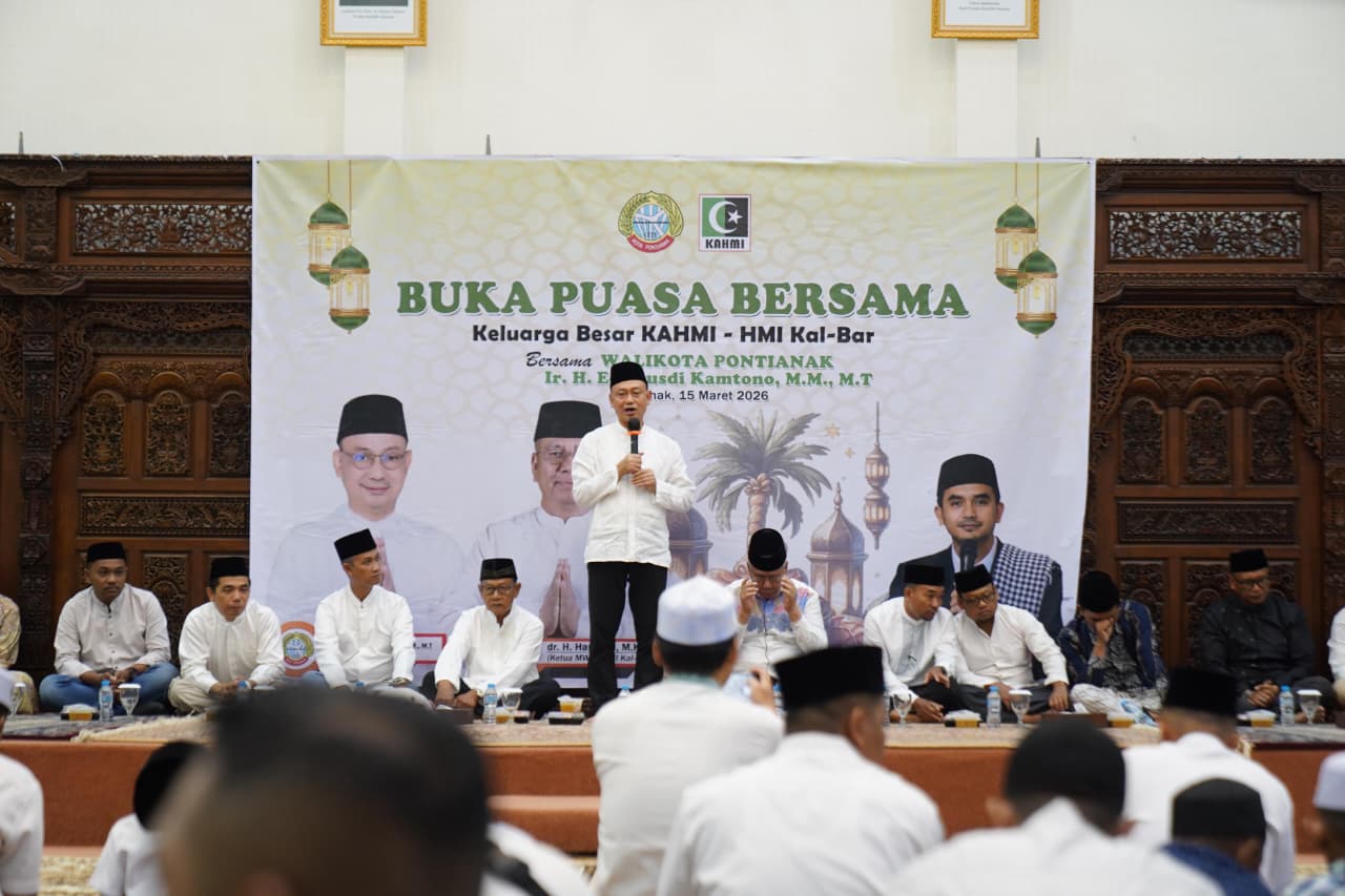 Buka Puasa Bersama KAHMI Pontianak, Wako Edi Kamtono Ajak Alumni HMI Perkuat Sinergi
