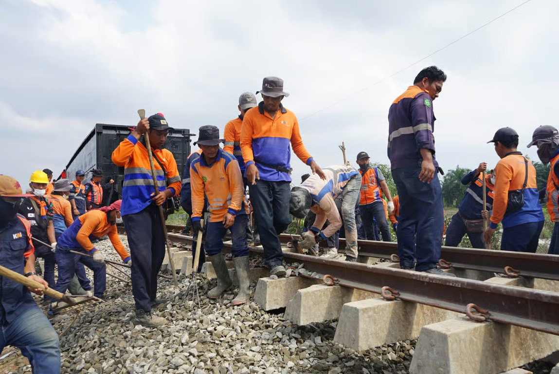 KAI Divre I Sumut Percepat Perbaikan Jalur Medan – Binjai