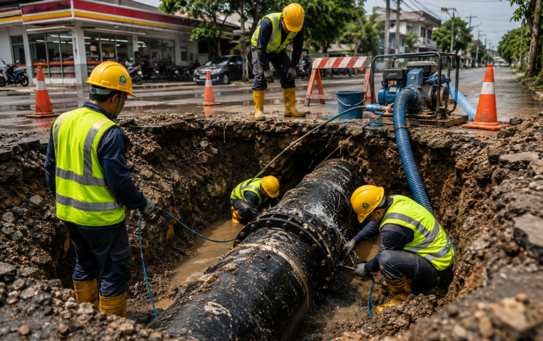 PDAM Pontianak Update Perbaikan Pipa Bocor Kamis 4 Juni 2026