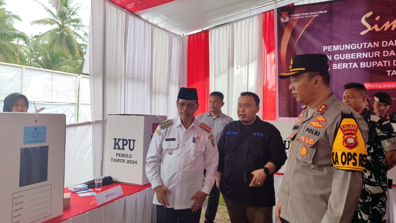 KPU Kabupaten Mempawah, Lakukan Simulasi Pemungutan dan Perhitungan Suara Jelang Pilkada 2024