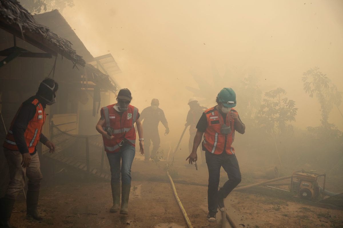 Patroli Karhutla Kalbar Diperluas, Helikopter Sasar Ketapang hingga Sekadau