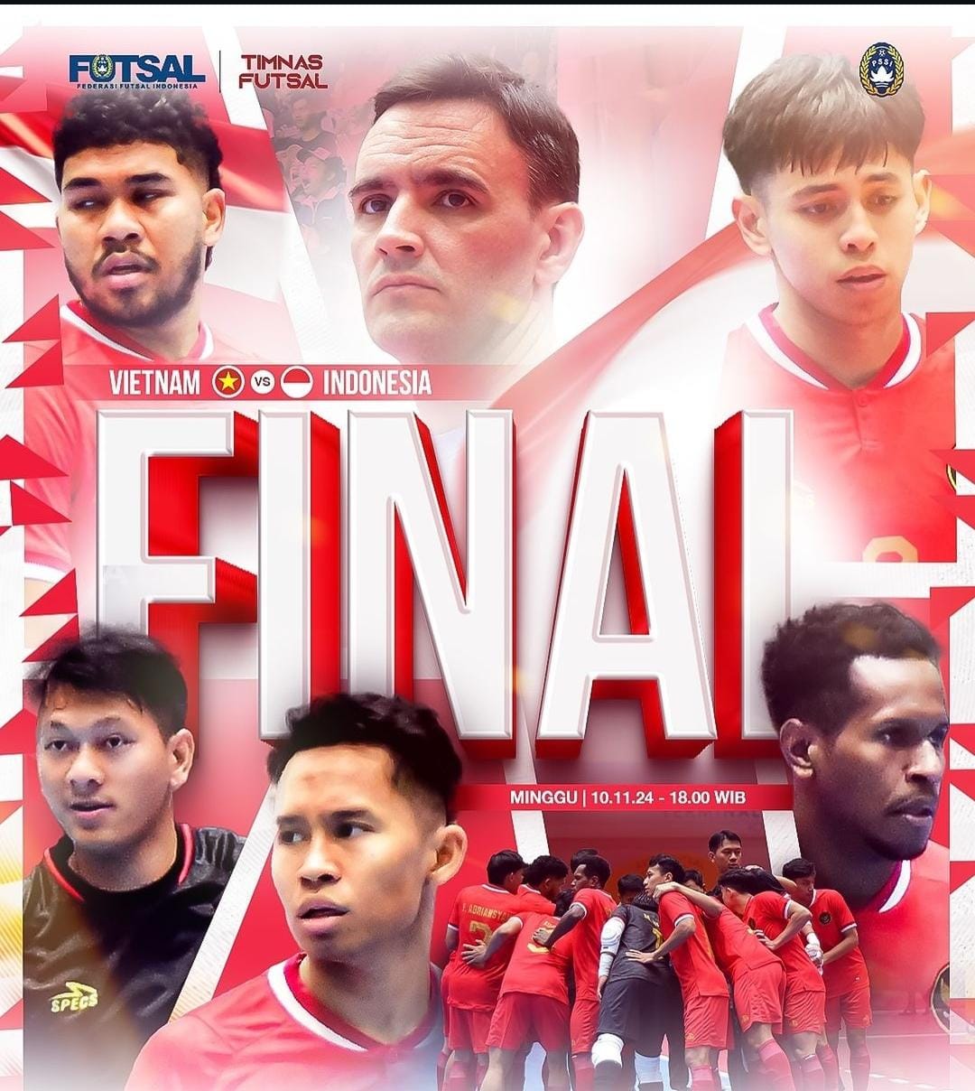 Jadwal Final Indonesia vs Vietnam di AFF Futsal 2024