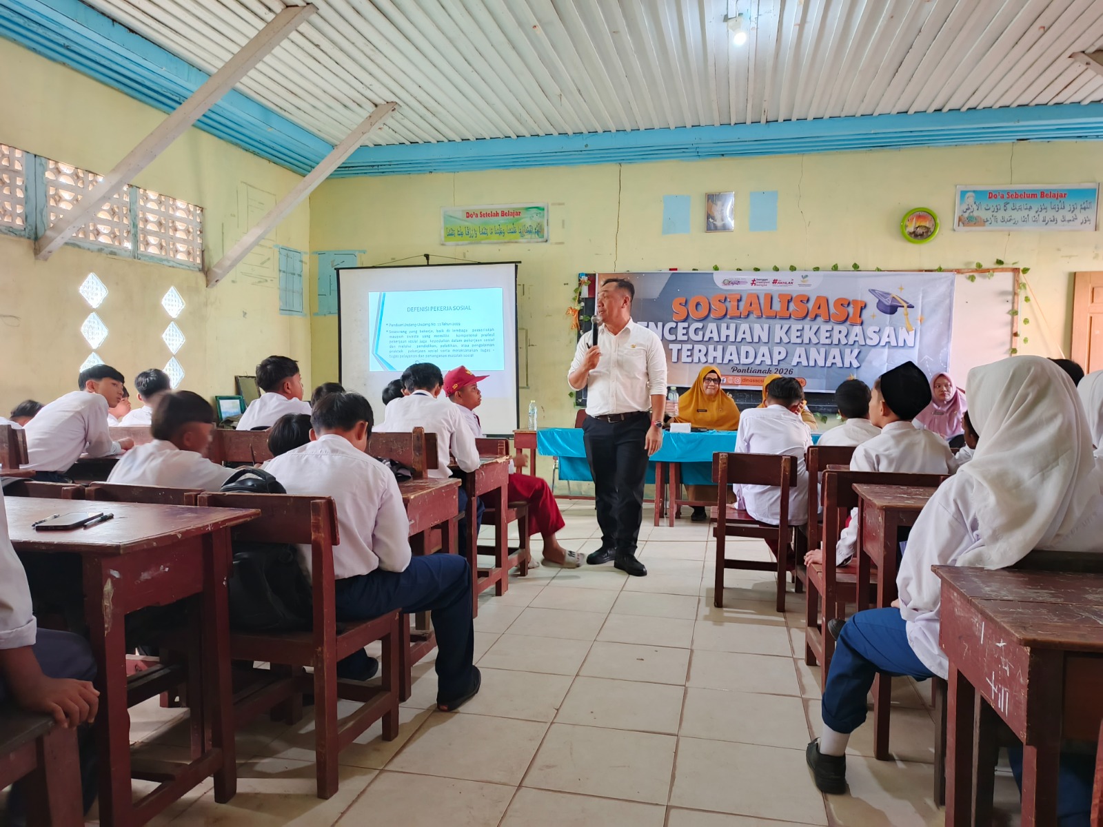Bentengi Anak dari Kekerasan, Dinsos Pontianak Gelar Sosialisasi di Sekolah