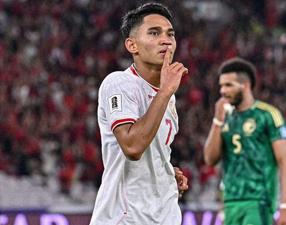 Klarifikasi Marselino Selebrasi Tutup Mulut Pasca Cetak Gol Kontra Arab Saudi