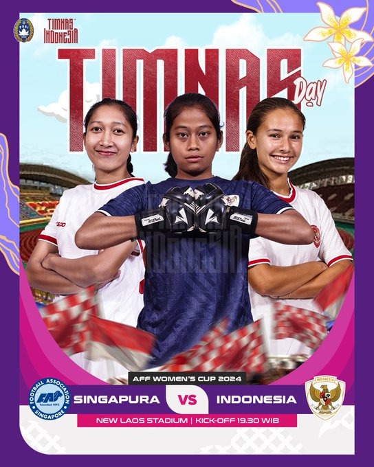 Kick-off Pukul 19.30, Ini Link Live Streaming Semifinal AFF Timnas Wanita Indonesia vs Singapura