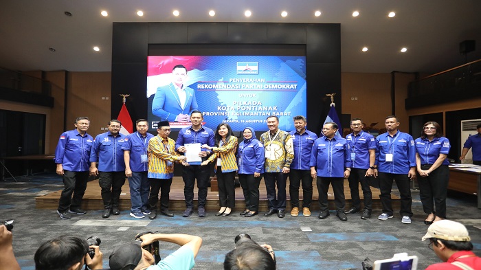 DPP Demokrat Resmi Usung Mulyadi-Harti di Pilwakot Pontianak 2024