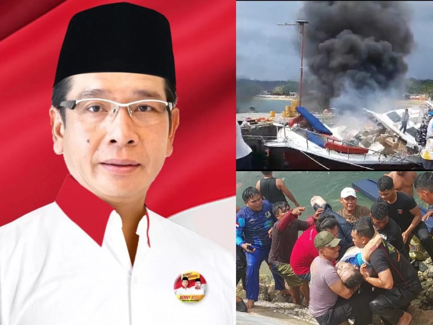 Ledakan Speedboat di Maluku Utara: Calon Gubernur Benny Laos dan Empat Lainnya Tewas