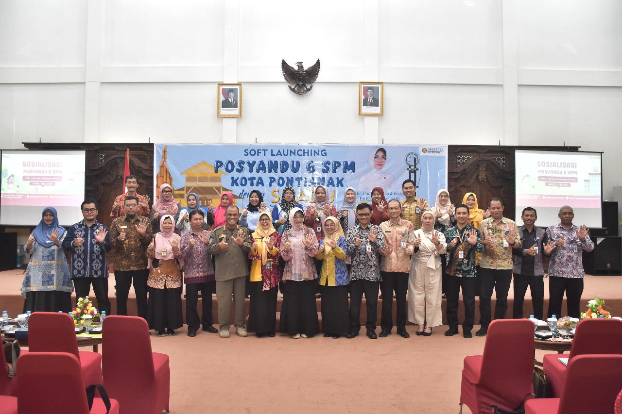 Posyandu 6 SPM dan SiPADU Resmi Diluncurkan di Pontianak