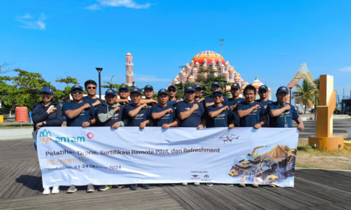 Terra Drone Indonesia Tingkatkan Kompetensi Karyawan ANTAM Lewat Pelatihan Remote Pilot