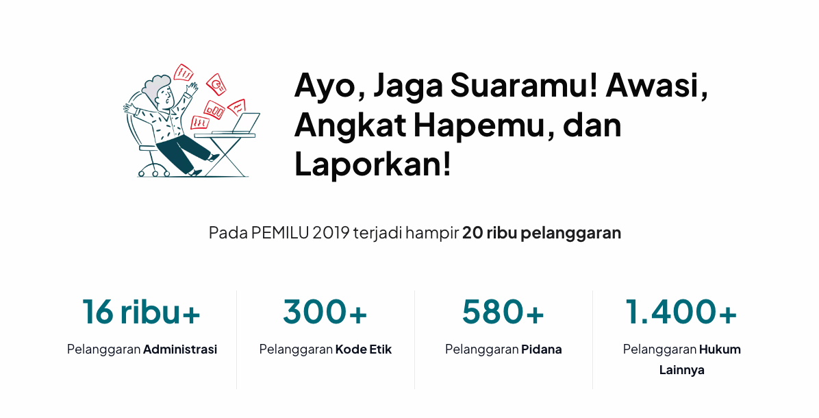 Jagasuaramu, Resmi Meluncurkan Aplikasi dan Website untuk Pemilu Bersih