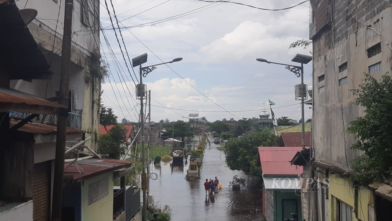 Dampak Banjir Palangkaraya, Lebih dari 17 Ribu Warga dan 2.600 Bangunan Terkena Imbas