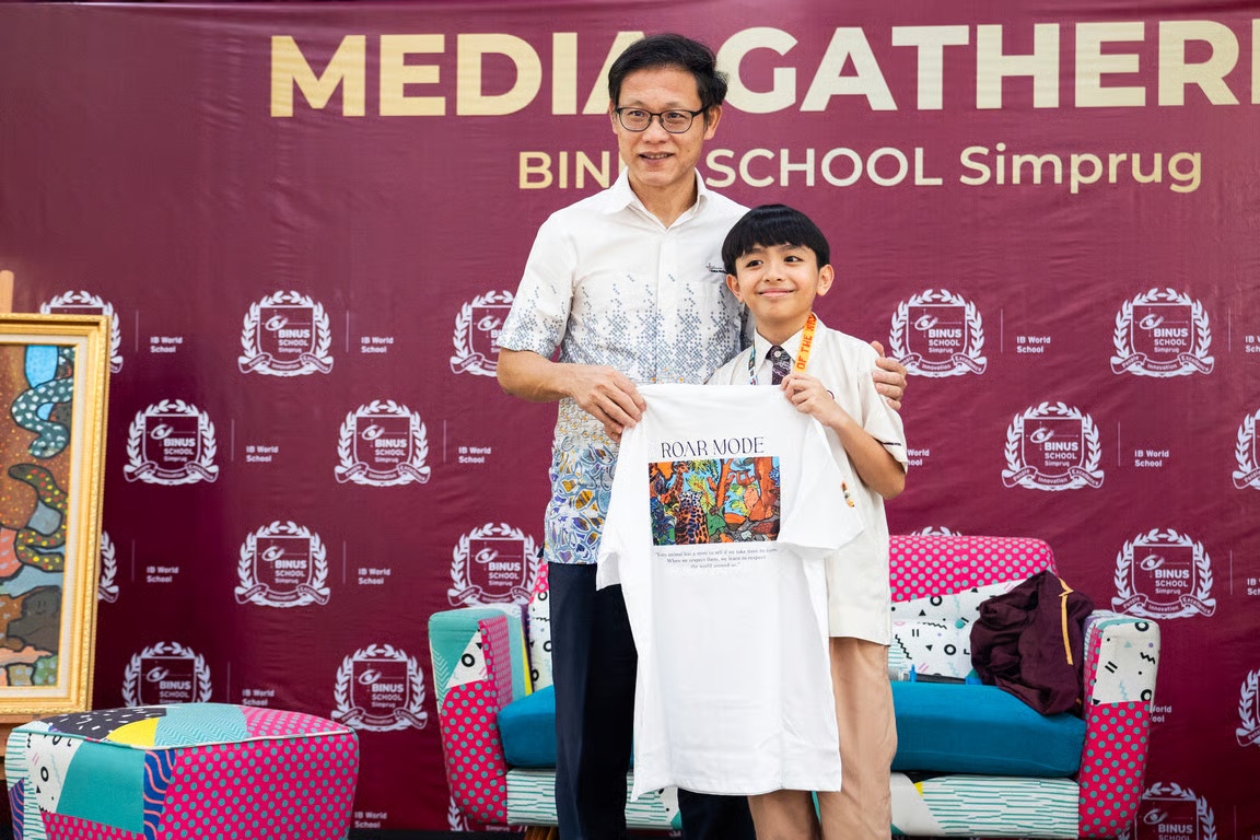 Caleb, Siswa BINUS SCHOOL Simprug Ajak Generasi Muda Peduli Lingkungan dan Satwa Langka Indonesia