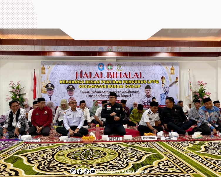 Bupati Sujiwo Titip Harapan di Pundak Guru Kubu Raya