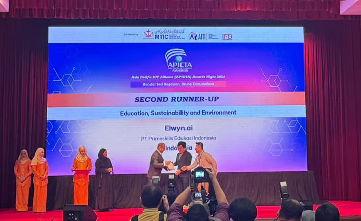 Inovasi Indonesia Bersinar di Brunei: Elwyn.ai oleh Primeskills Raih Penghargaan di APICTA Awards 2024