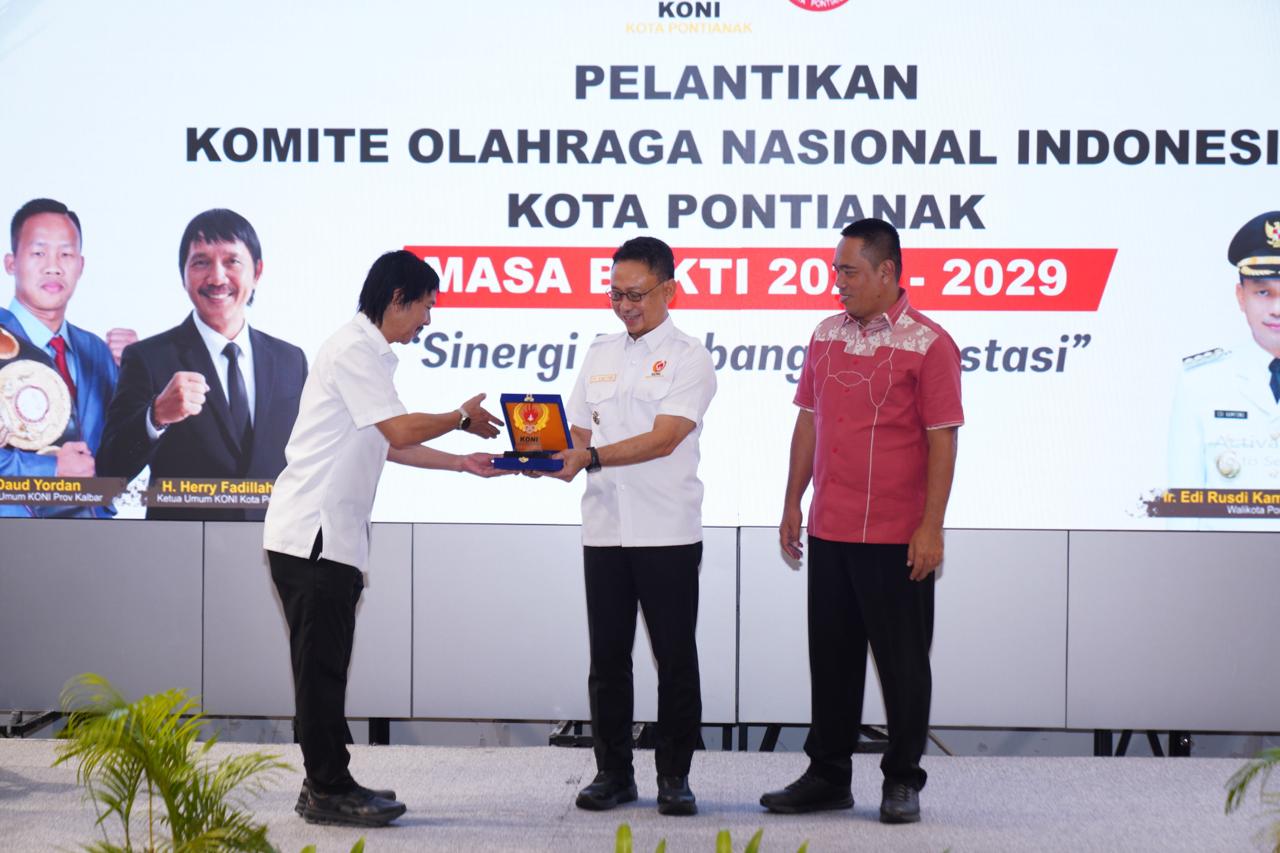 Pelantikan Pengurus KONI Pontianak, Sinergi Majukan Prestasi Olahraga Kota