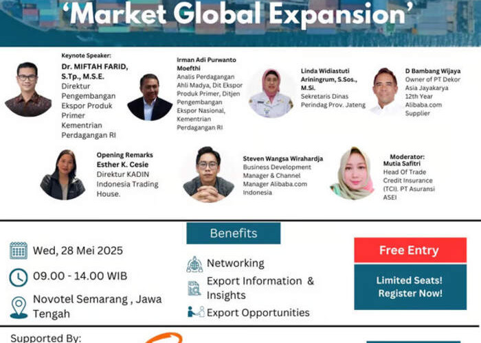 KADIN ITH Exporter Meet Up Jawa Tengah - Hadirkan Peluang Ekspansi Pasar Global!
