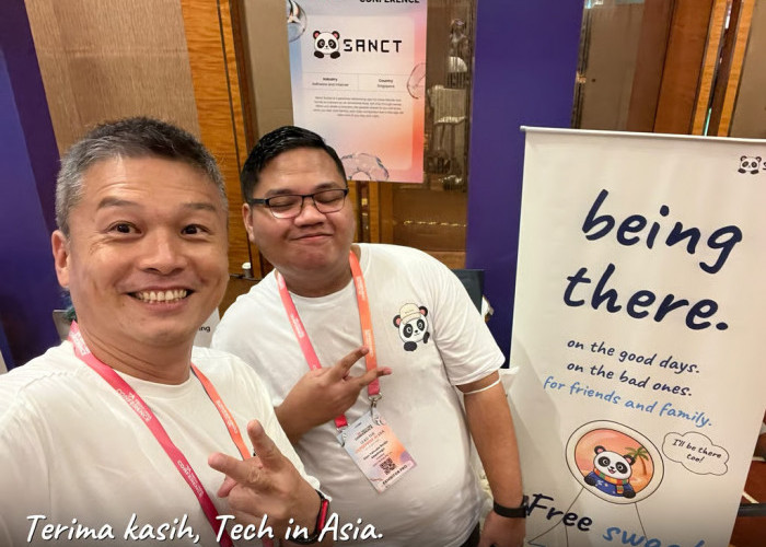Tampil di Tech in Asia Conference 2026 Singapura, Sanct Besutan Founder Indonesia Temui 78 Pengunjung