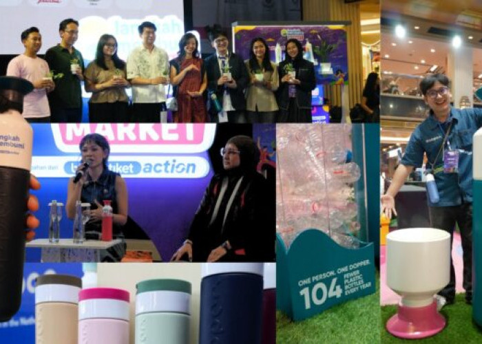 Dopper dan Blibli Ajak Masyarakat Kurangi Penggunaan Single-Use Plastic Bottles di Langkah Membumi Market 2026