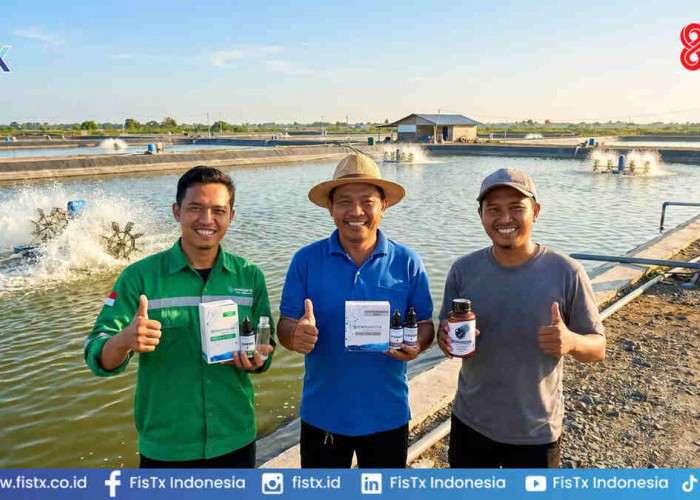 Tambak Indonesia Merdeka dari Produk Impor, FisTx Hadirkan Alat Uji Nawasena Test Kit dan Nano Disinfektan Bua