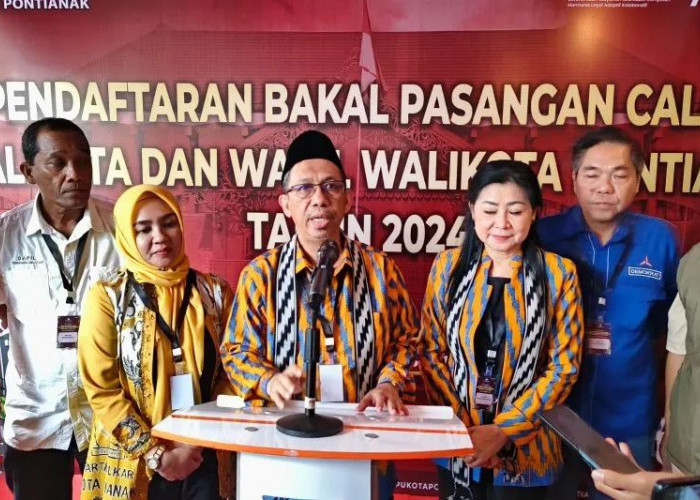 Paslon Pertama yang Daftar ke KPU, Mulyadi-Harti Optimistis Bangun Kota Pontianak!