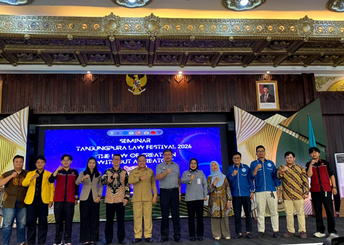 Ketua Umum Justitia Club UNTAN Dorong Regulasi AI Lewat Tanjungpura Law Festival 2026