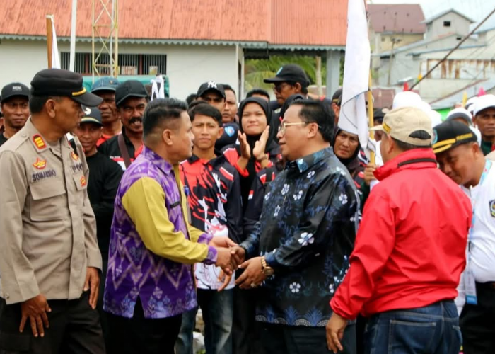 Wakil Bupati Kubu Raya Apresiasi Porseni ke-5 ABPEDNAS dan APDESI di Teluk Pakedai