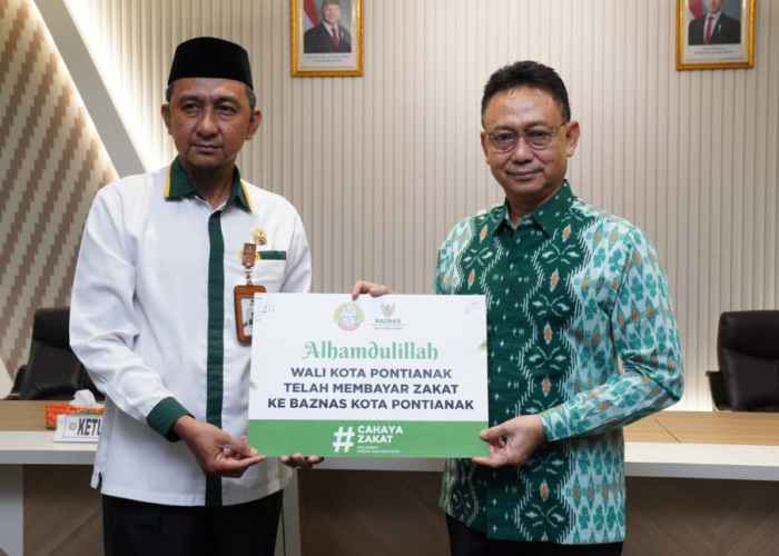 Baznas Kota Pontianak Gelar Program Teladan Pemimpin Membayar Zakat