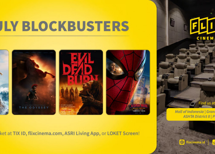 FLIX Cinema Hadirkan Deretan Film Blockbuster Bulan Juli