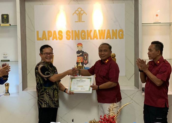 Klinik Lapas Singkawang Raih Akreditasi Klinik Paripurna