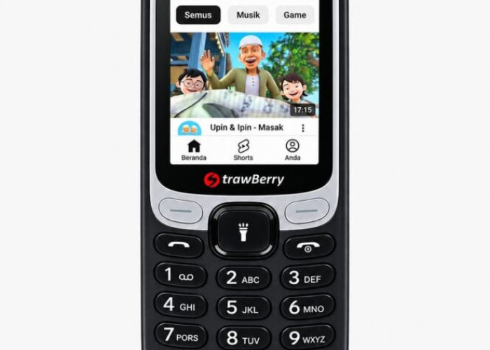 STRAWBERRY ST100: Ponsel Keypad 4G yang Bisa Akses YouTube dan TikTok