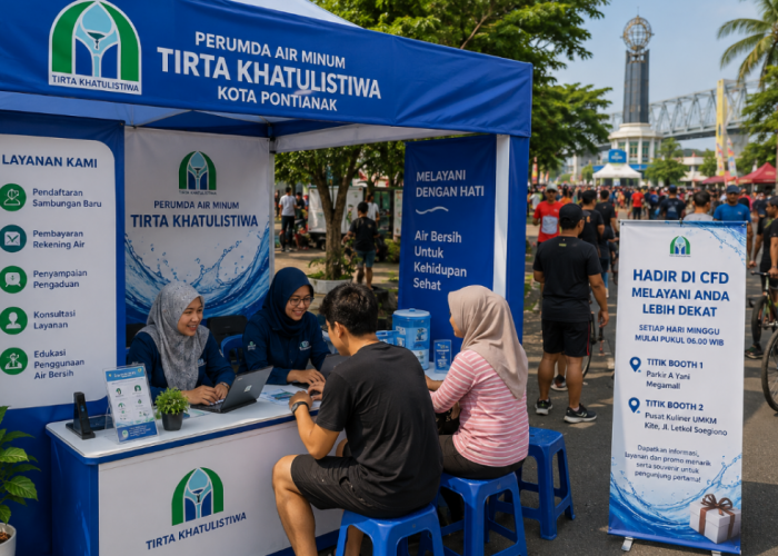 PDAM Pontianak Hadir di CFD, Permudah Akses Layanan Air untuk Masyarakat