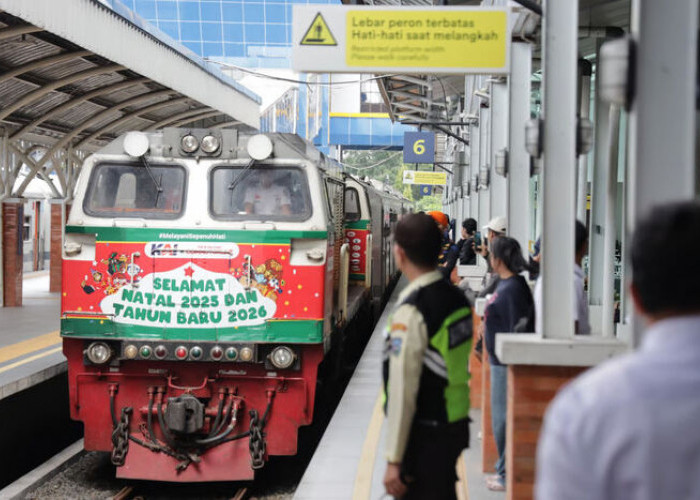 KAI Daop 2 Bandung Catat 5 KA Favorit Pelanggan Selama Angkutan Nataru 2025/2026