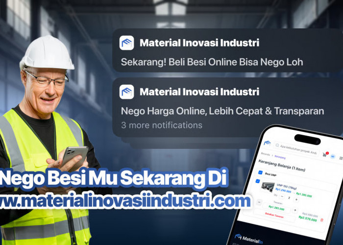 Beli Besi Industri di Semarang Kini Bisa Nego Harga Online, Lebih Cepat & Transparan
