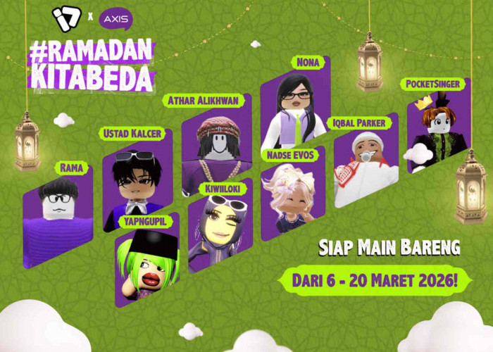 AXIS dan EVOS Hadirkan Pengalaman Ramadan Interaktif di Roblox Lewat Aktivasi #RamadanKitaBeda