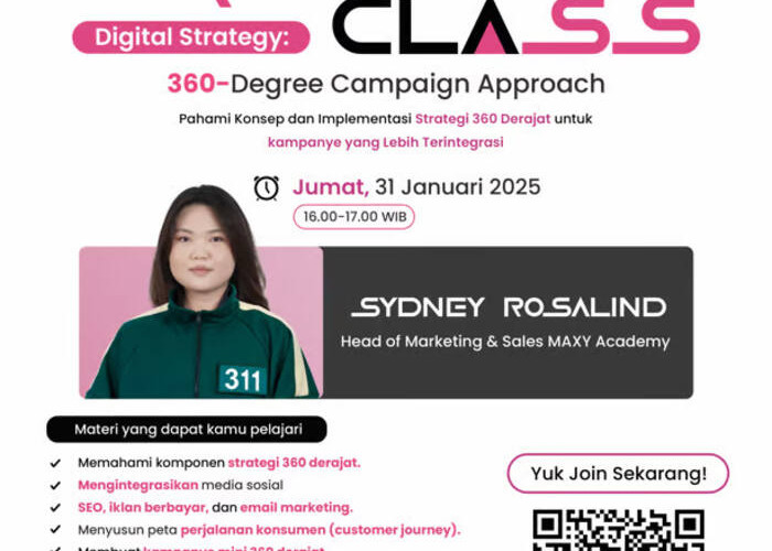 Transformasi Pemasaran Digital: MAXY Academy Selenggarakan Kelas Gratis Bersama Ahli Marketing