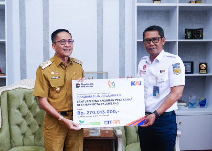 KAI Divre III Palembang Salurkan Bantuan CSR Sebesar Rp 520 Juta untuk Dukungan Sosial dan Infrastruktur Publi