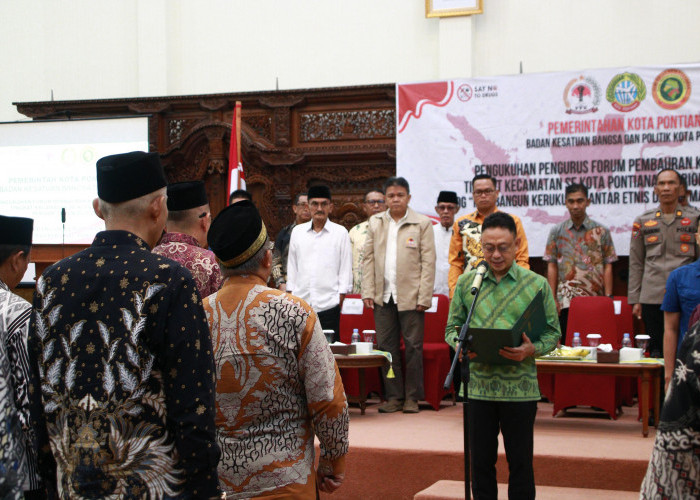 FPK Kecamatan se-Kota Pontianak Resmi Dikukuhkan, Wako Edi Kamtono Ajak Jaga Keharmonisan
