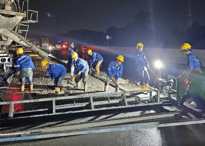 Pastikan Kondisi Jalan Tol Tetap Optimal, PT Jasamarga Tollroad Maintenance Laksanakan Rekonstruksi Perkerasan