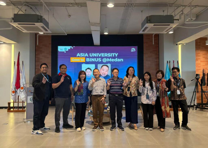 Dorong Kompetensi Internasional Mahasiswa, BINUS @Medan Hadirkan Akademisi dari Asia University
